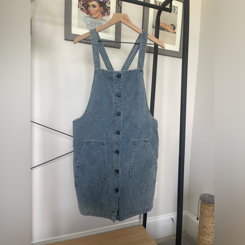 Blue corduroy dress American Eagle